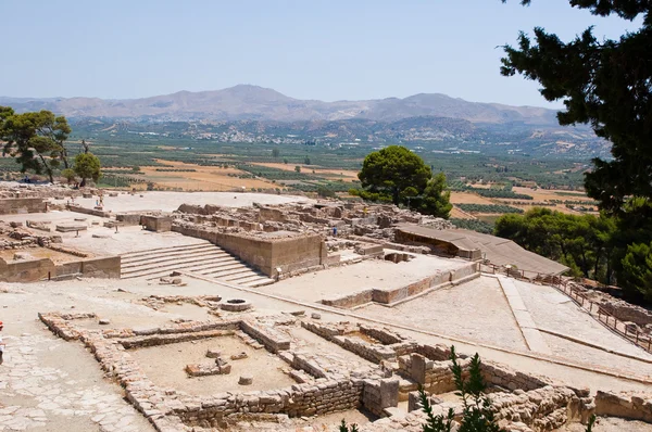 Phaistos palace on Crete island, Greece. — Stok fotoğraf