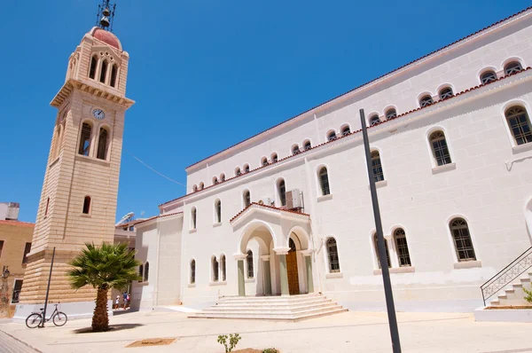 Церковь Мегалос Антониос в городе Ретимнон на острове Крит, Греция . — стоковое фото