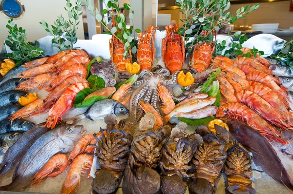 Crete, Yunanistan adada deniz ürünleri. — Stok fotoğraf