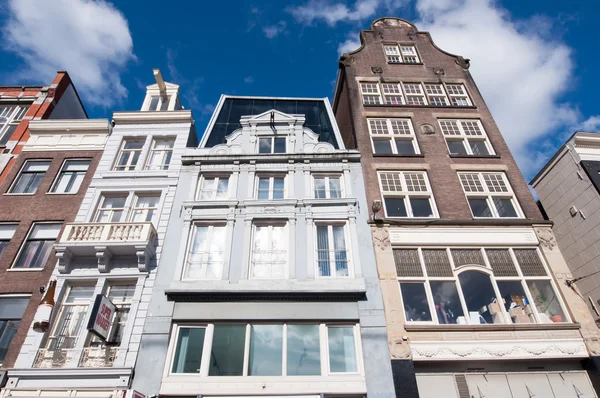 Konstrukce Amsterdam17th století bydliště budova, Nizozemsko. — Stock fotografie