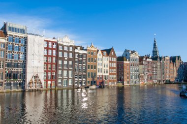 Su, Hollanda Amsterdam konut binalar.