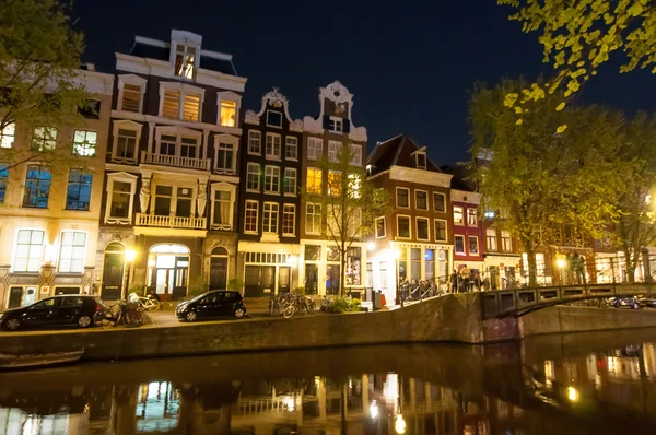 Barrio rojo en Amsterdam, Países Bajos . — Foto de Stock