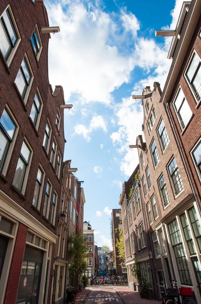 Pohled na čtvrť Jordaan v Amsterdamu-Centrum. — Stock fotografie