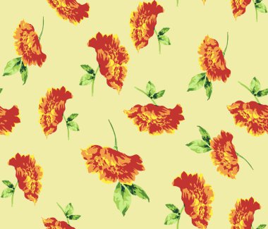 Kusursuz çiçek deseni