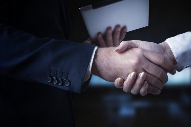 Business handshaking Business handshaking clipart