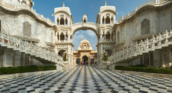 ІСККОН Крішна Баларам Temple.Vrindavan, Уттар Прадеш, Індія. — стокове фото