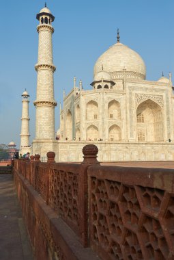 Taj Mahal'ı Hindistan, Agra. 7 Dünya merak ediyor. Güzel Tajmahal trave