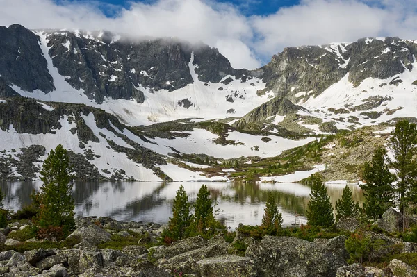 Schöne sommerlandschaft, altaigebirge russland. — Stockfoto