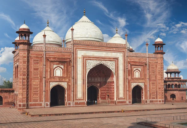 Taj Mahal India, Agra. 7 maravillas del mundo. Hermoso Tajmahal trave — Foto de Stock