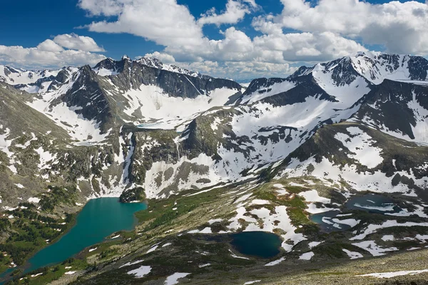 Szép nyári táj, Oroszország Altaj-hegység. — Stock Fotó