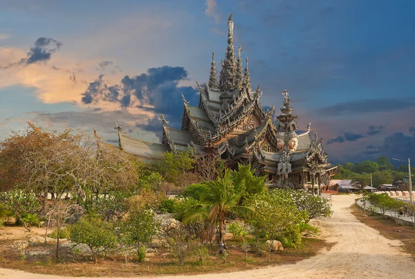 Santuário da Verdade, Pattaya, Tailândia . — Fotografia de Stock