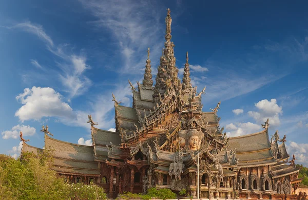 Santuário da Verdade, Pattaya, Tailândia . — Fotografia de Stock