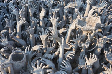 Wat Rong Khun, Chiangrai, Tayland