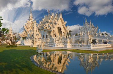 Wat Rong Khun,Chiangrai, Thailand clipart