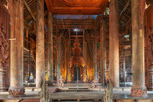 Santuario de la Verdad, Pattaya, Tailandia . — Foto de Stock