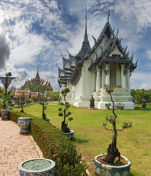 Sanphet prasat palác, starověké cityf bangkok — Stock fotografie