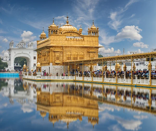The Golden Temple, located in Amritsar, Punjab, India. — Stock Photo, Image