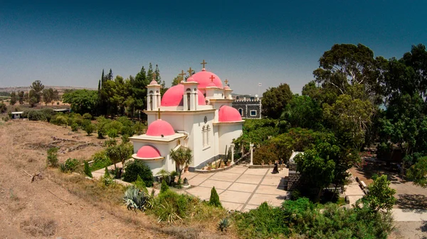 Église orthodoxe grecque Capharnaüm Images De Stock Libres De Droits