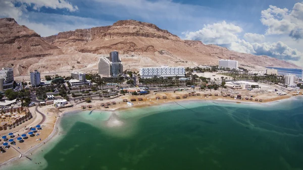 Mrtvé moře ein bokek panorama Stock Snímky