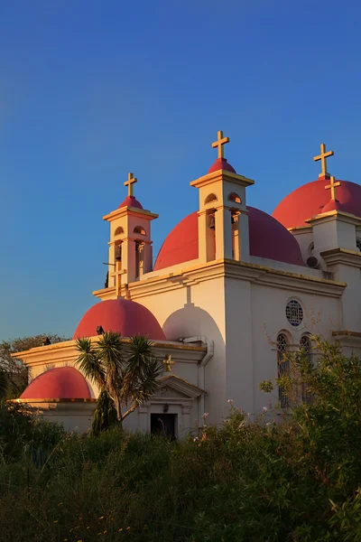 Greek Orthodox Church Capernaum Stock Photo