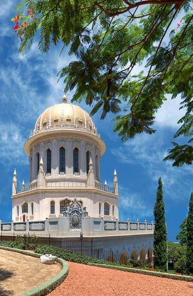 Jardins de bahai à Haïfa Israël — Photo