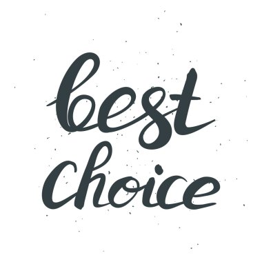 el çekilmiş lettring ifade en iyi seçimi