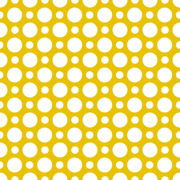 Patrón de polkadot sin costura vectorial — Vector de stock