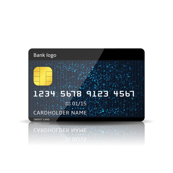 Διάνυσμα πιστωτική κάρτα — Διανυσματικό Αρχείο