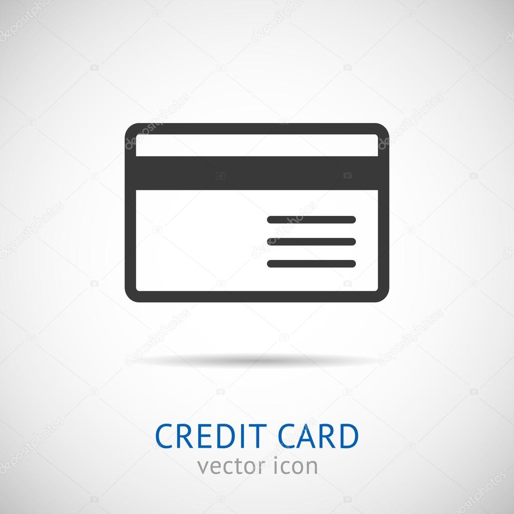 Vector credit card logo