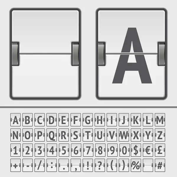 Vektör çetele alfabesi — Stok Vektör