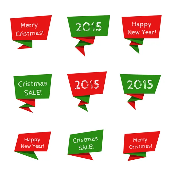 Holiday Sale vector elements — Stock Vector