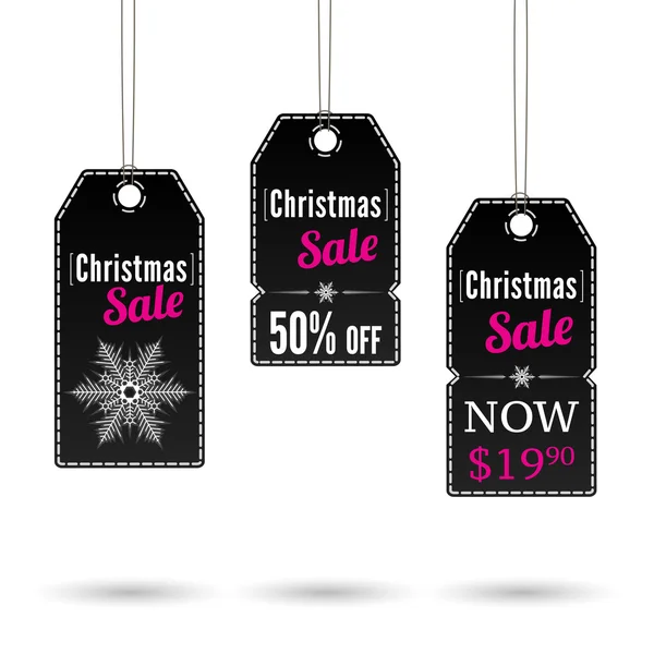 Christmas sale label — Stock Vector