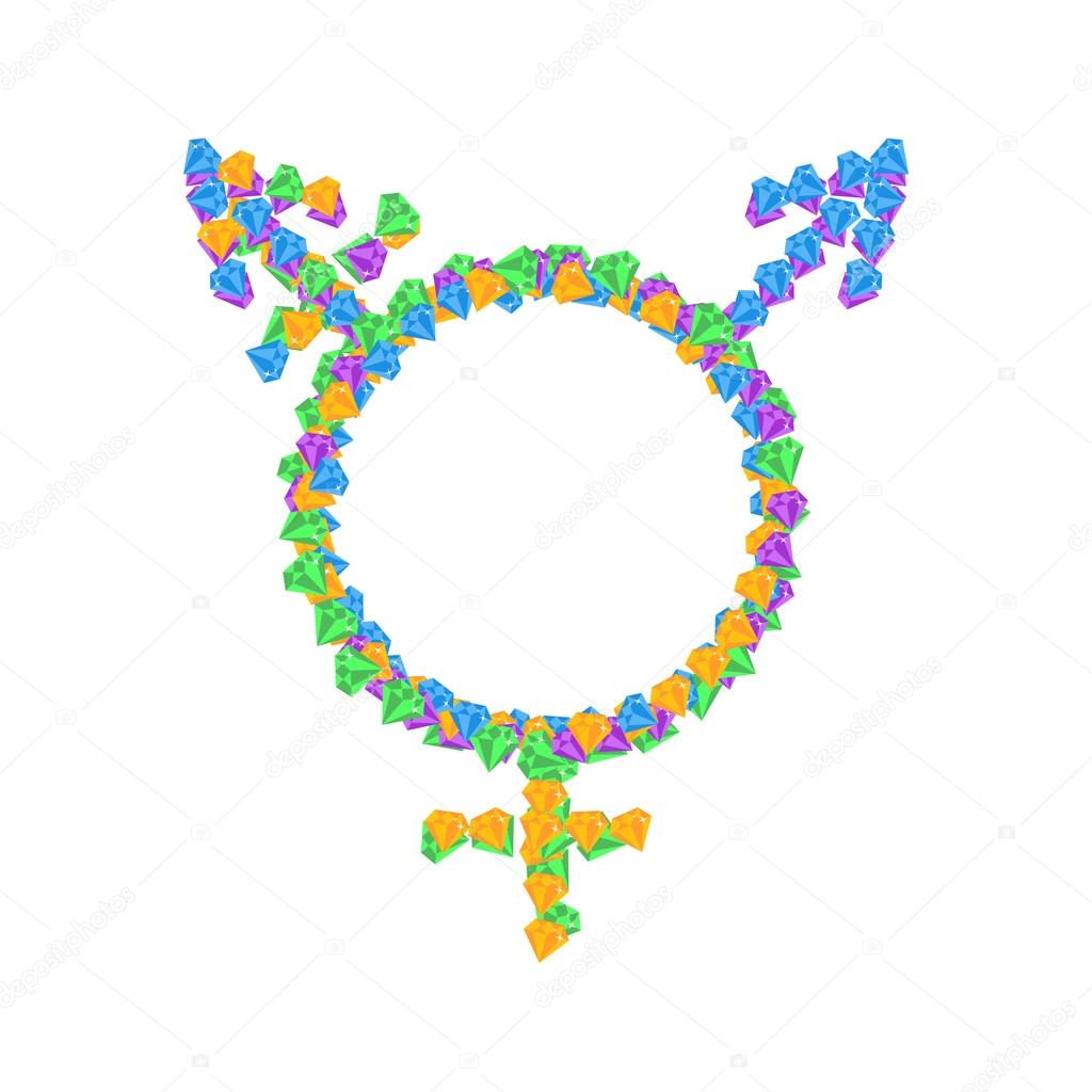 Transgender symbol icons