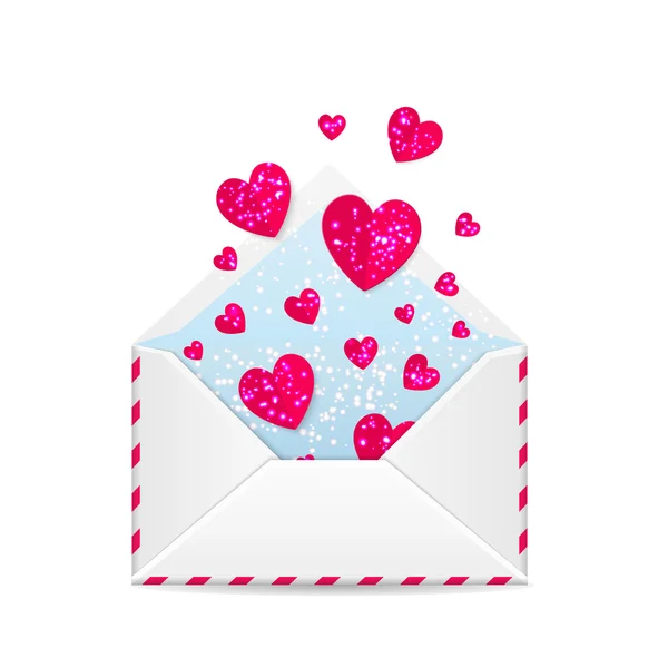 Carta di San Valentino — Vettoriale Stock
