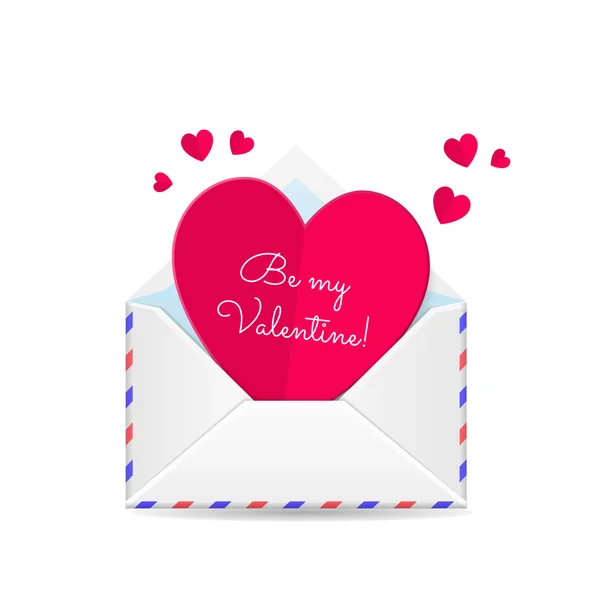 Tarjeta de felicitación Valentine — Archivo Imágenes Vectoriales