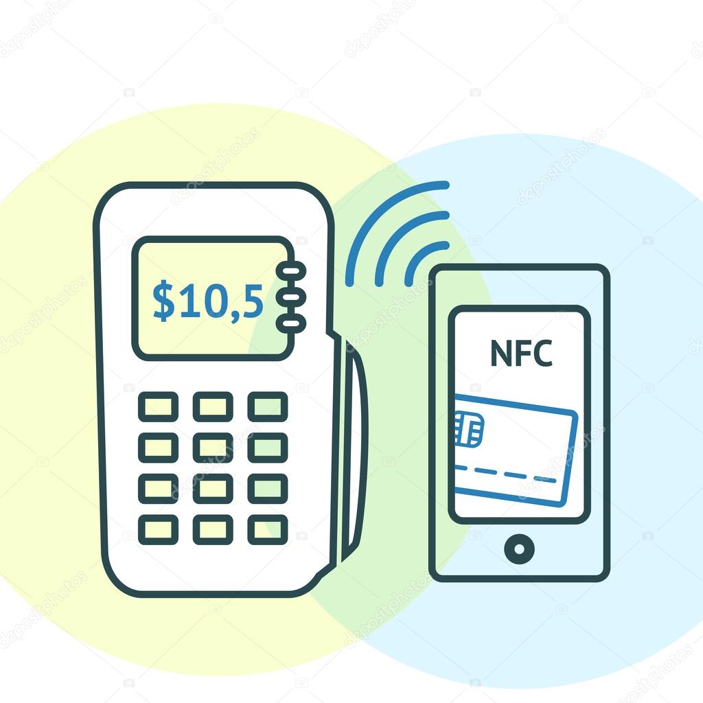 NFC technology concept