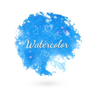 Suluboya stil tasarım öğeleri