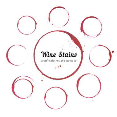 Wine stain circles