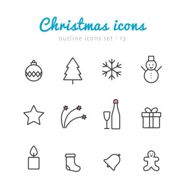 Download Christmas Outline Premium Vector Download For Commercial Use Format Eps Cdr Ai Svg Vector Illustration Graphic Art Design SVG Cut Files