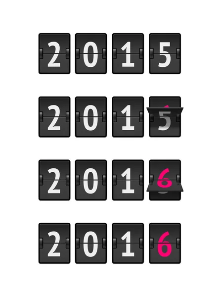 Nový rok countdown — Stockový vektor