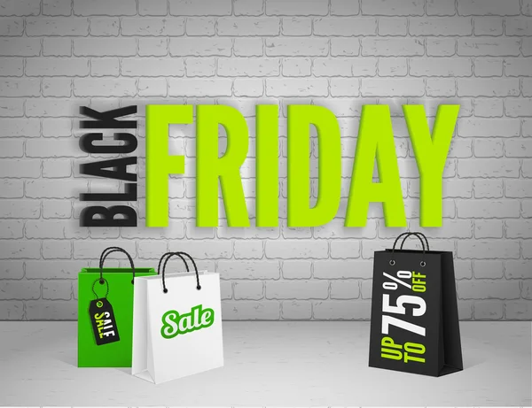 Black Friday banner — Stock Vector