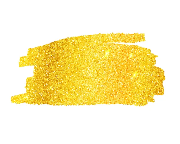 Golden glitter banner — Stock Vector