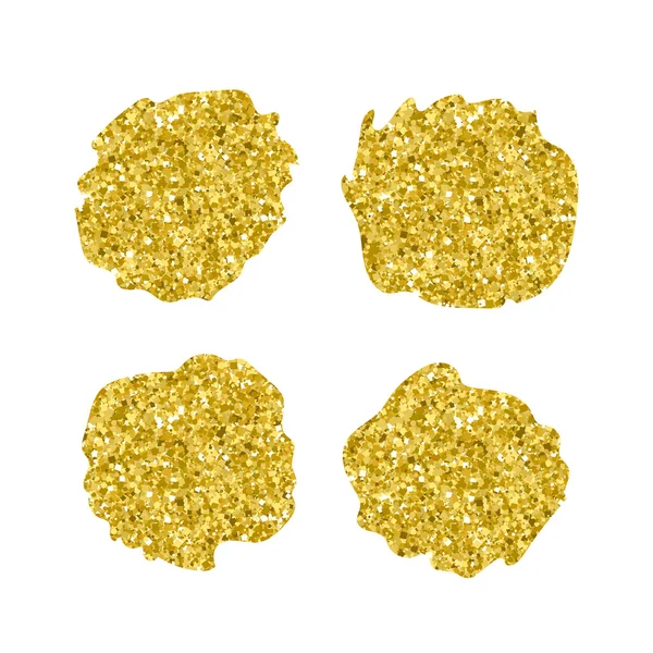 Guld glitter banner — Stock vektor