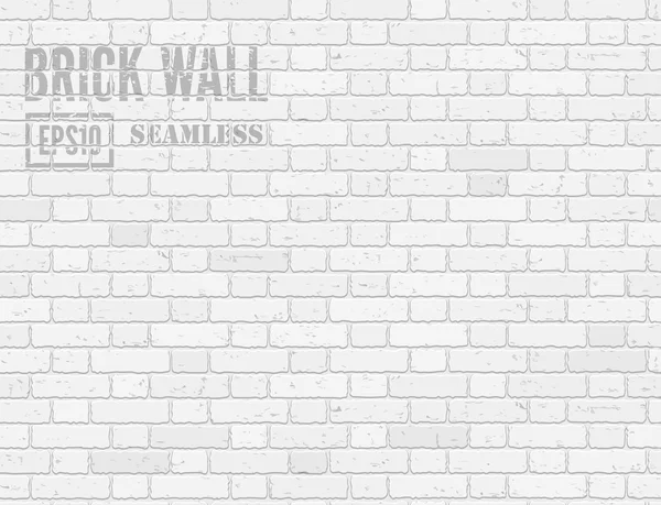 วอลล์เปเปอร์สีขาว BRICK — ภาพเวกเตอร์สต็อก