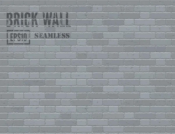 灰色のレンガの壁 — ストックベクタ