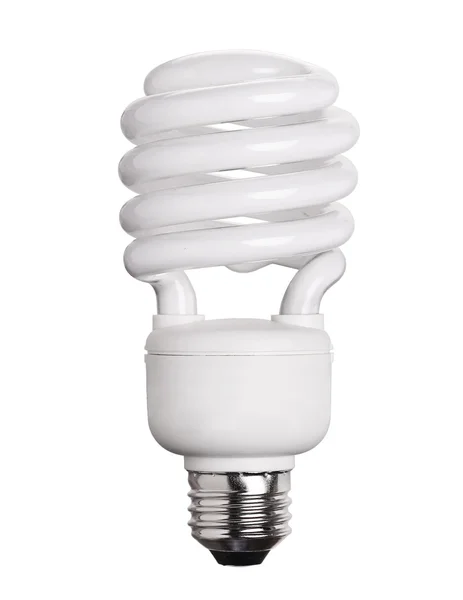 CFL Fluorescent Light Bulb isolated on white background — Stock Photo, Image