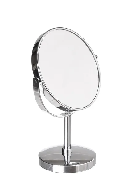 Bureau maquillage miroir cosmétique isolé sur fond blanc Image En Vente