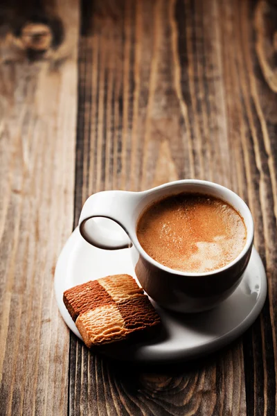 Kaffe och kaka — Stockfoto