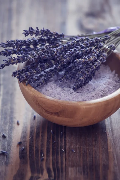 Lavendel zout — Stockfoto