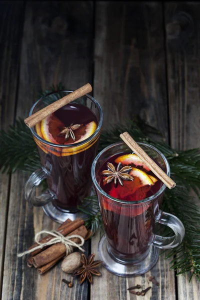 Glühwein Stockbild